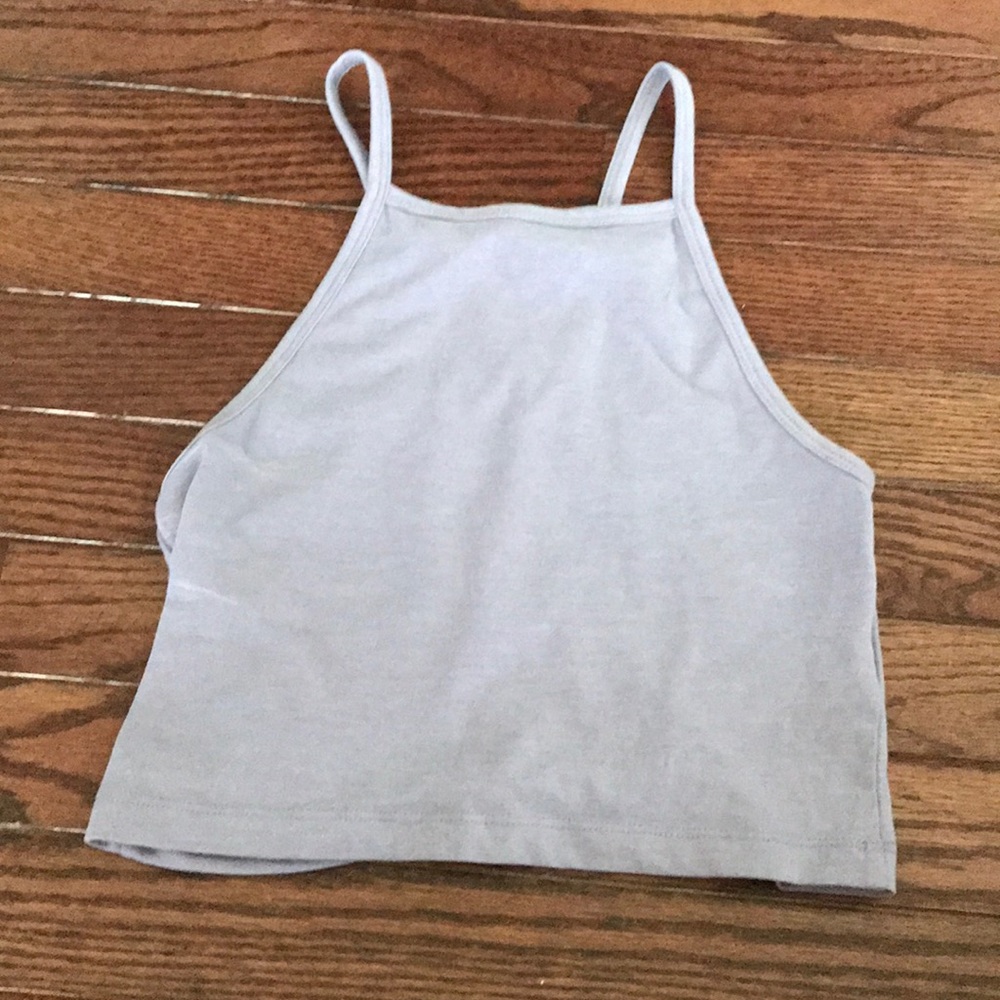Purple crop top